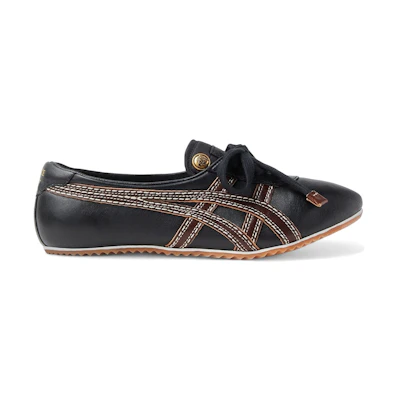 (W) Versace Onitsuka Tiger Tai-Chi Sakura Nappa Black Brown