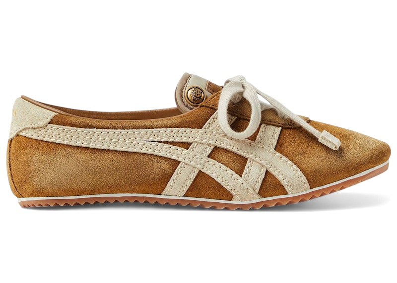 (Women) Versace x Onitsuka Tiger Tai-Chi Sakura Suede Brown 1025116-1A17741_2NM5J