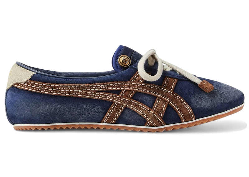 (Women) Versace x Onitsuka Tiger Tai-Chi Sakura Suede Blue 1025116-1A17741_2U2HJ
