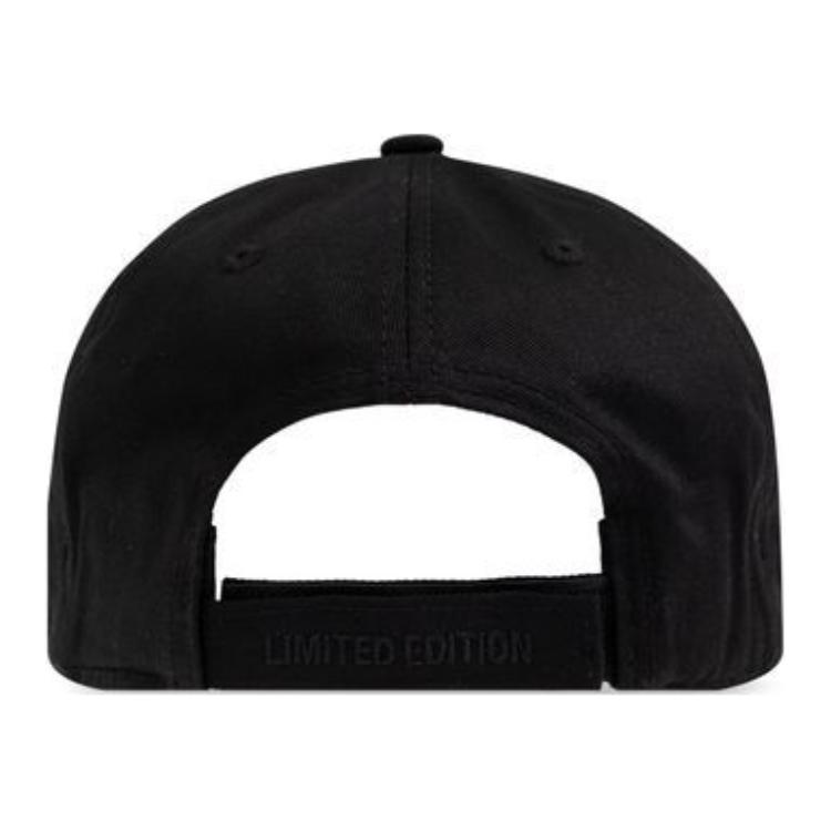 Lookbook (W) ヴェトモン ブラック コットン キャップ ロゴパッチ付き. UA65CA1601052BLACKOUT