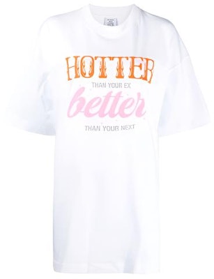 (W) ヴェトモン オーバーサイズ レタープリント ホワイト Tシャツ. UE52TR210W-WHITE Buy (W) ヴェトモン オーバーサイズ レタープリント ホワイト Tシャツ. UE52TR210W-WHITE