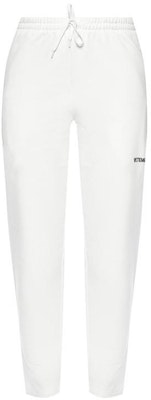 (W) Vetements SS22 Seluar Sweatpants Minimalis Putih Klasik. WSS18PA10-WHITE Buy (W) Vetements SS22 Seluar Sweatpants Minimalis Putih Klasik. WSS18PA10-WHITE