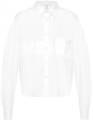 (W) Vetements SS22 Kemeja Putih Lengan Panjang Oversaiz Berkolar. WSS18SH3WHITE Order (W) Vetements SS22 Kemeja Putih Lengan Panjang Oversaiz Berkolar. WSS18SH3WHITE