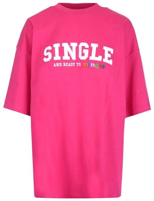 (W) Vetements SS22 Baju-T Cetakan Huruf Pink Oversized. UE52TR190PHOT-PINK Buy (W) Vetements SS22 Baju-T Cetakan Huruf Pink Oversized. UE52TR190PHOT-PINK