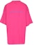 Lookbook (W) Vetements SS22 Baju-T Cetakan Huruf Pink Oversized. UE52TR190PHOT-PINK