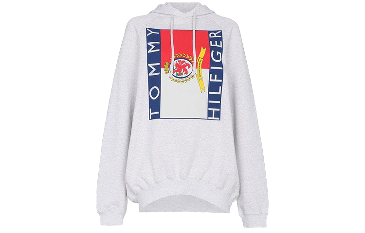 (Women) Vetements x Tommy Hilfiger  Logo Hoodie Grey Colorway. WSS18TR29-GREY
