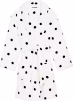 (Women) Victoria's Secret Black & White Sweet Dot Cozy Fleece Robe 11162549-5ZMU (Women) Victoria's Secret Black & White Sweet Dot Cozy Fleece Robe 11162549-5ZMU