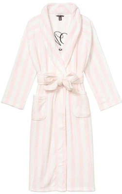 (Women) Victoria's Secret Long Thick Warm Bathrobe - Pink White Stripes 11190727-158373-4YXQ Buy (Women) Victoria's Secret Long Thick Warm Bathrobe - Pink White Stripes 11190727-158373-4YXQ