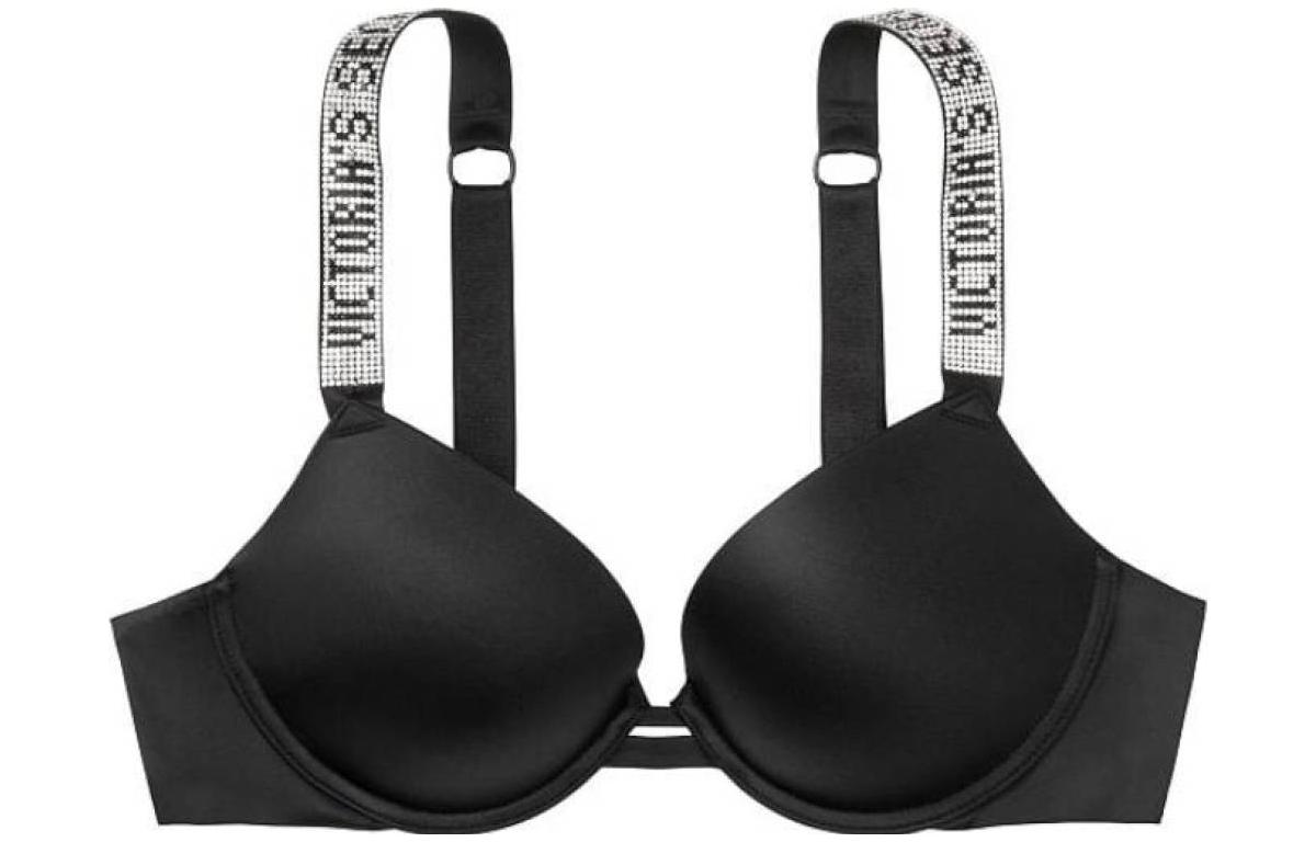 (Women) Victoria's Secret  Push-Up Bra with Shimmer Logo Straps. 11213992-54A2
