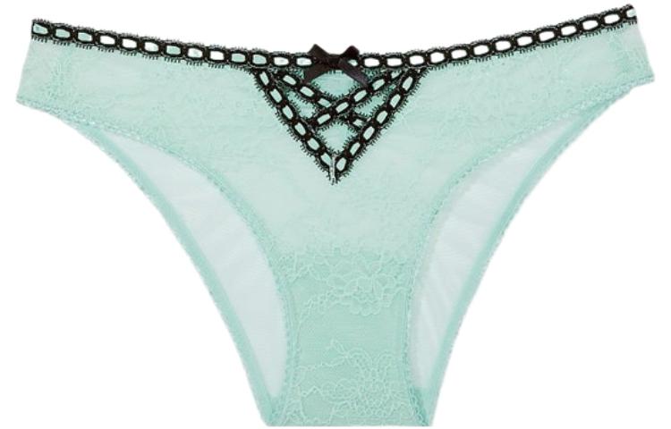(Women) Victoria's Secret Lace Low-Rise Panty for Women - Light Aqua Blue (1 Piece). 11200963-12M2