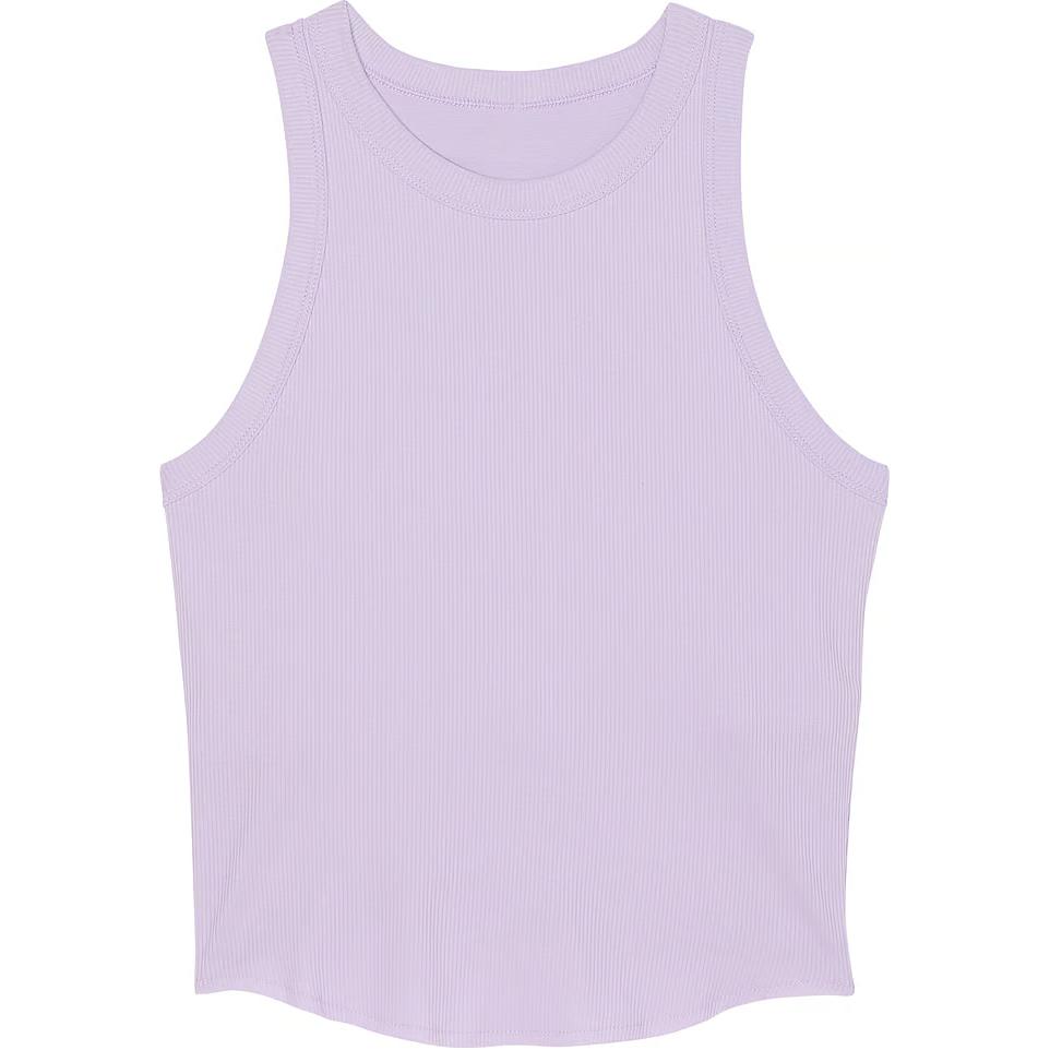 (Women) Victoria's Secret Lilac Ribbed Sleeveless Tank Top 11242497-5YX6