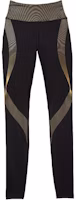 (Women) Victoria's Secret VS Sport Black Gold Colorblock Leggings Women’s Slim Fit 11252401-69QA (Women) Victoria's Secret VS Sport Black Gold Colorblock Leggings Women’s Slim Fit 11252401-69QA