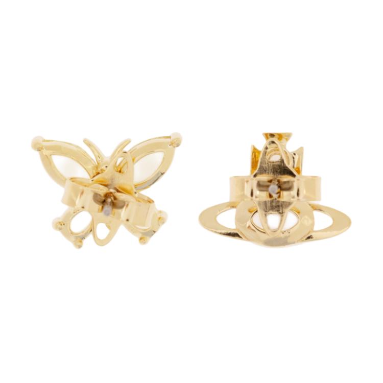 (Women) Vivienne Westwood 24 Butterfly Pattern Brass Gold Earrings for Women. 6201035402R750SM 圖 3