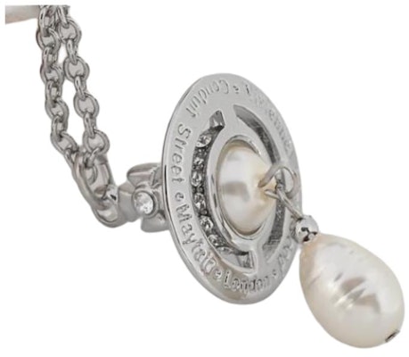 (W) Vivienne Westwood 3D 水晶土星銀項鍊. 6302039302p226cn Lookbook (W) Vivienne Westwood 3D 水晶土星銀項鍊. 6302039302p226cn