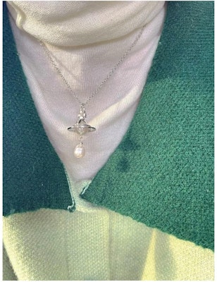 (W) Vivienne Westwood 3D 水晶土星銀項鍊. 6302039302p226cn Purchase (W) Vivienne Westwood 3D 水晶土星銀項鍊. 6302039302p226cn