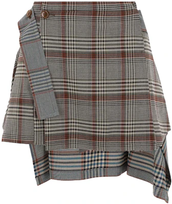(Women) Vivienne Westwood Asymmetric Checkered Casual Skirt Multicolor 1K01000ZW00M6SIO205 Buy (Women) Vivienne Westwood Asymmetric Checkered Casual Skirt Multicolor 1K01000ZW00M6SIO205