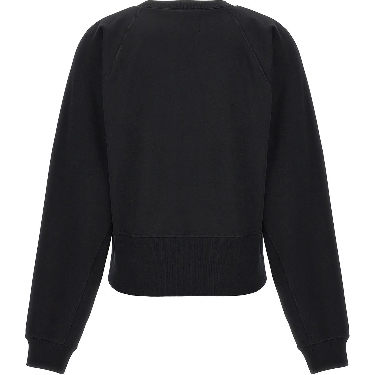 Lookbook (W) ヴィヴィアン・ウエストウッド 刺繍デザイン入りブラッククルーネックスウェットシャツ 1I010001J006O-N401