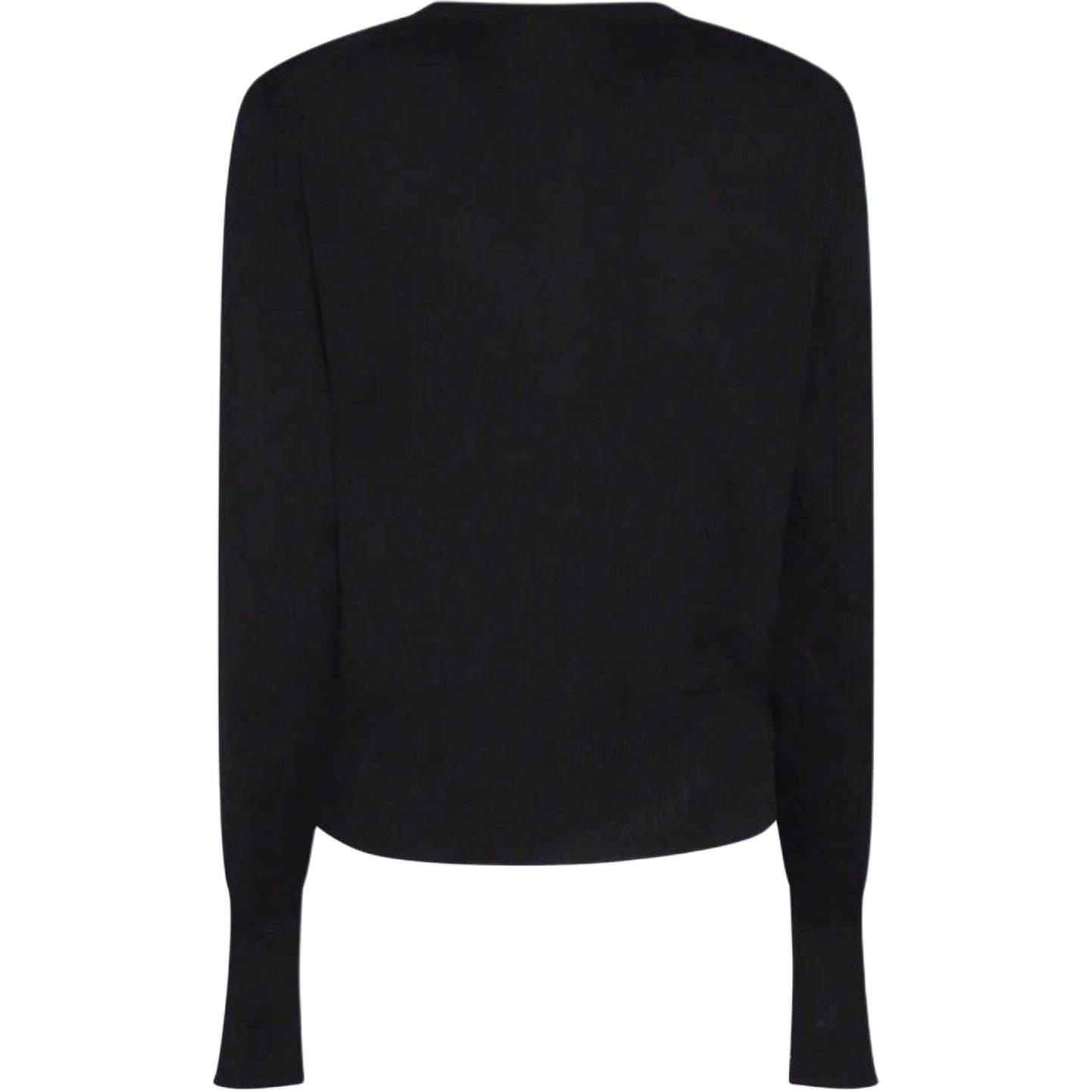 Lookbook (W) Vivienne Westwood 黑色刺繡商標按扣針織毛衣 1803002PY001VN401