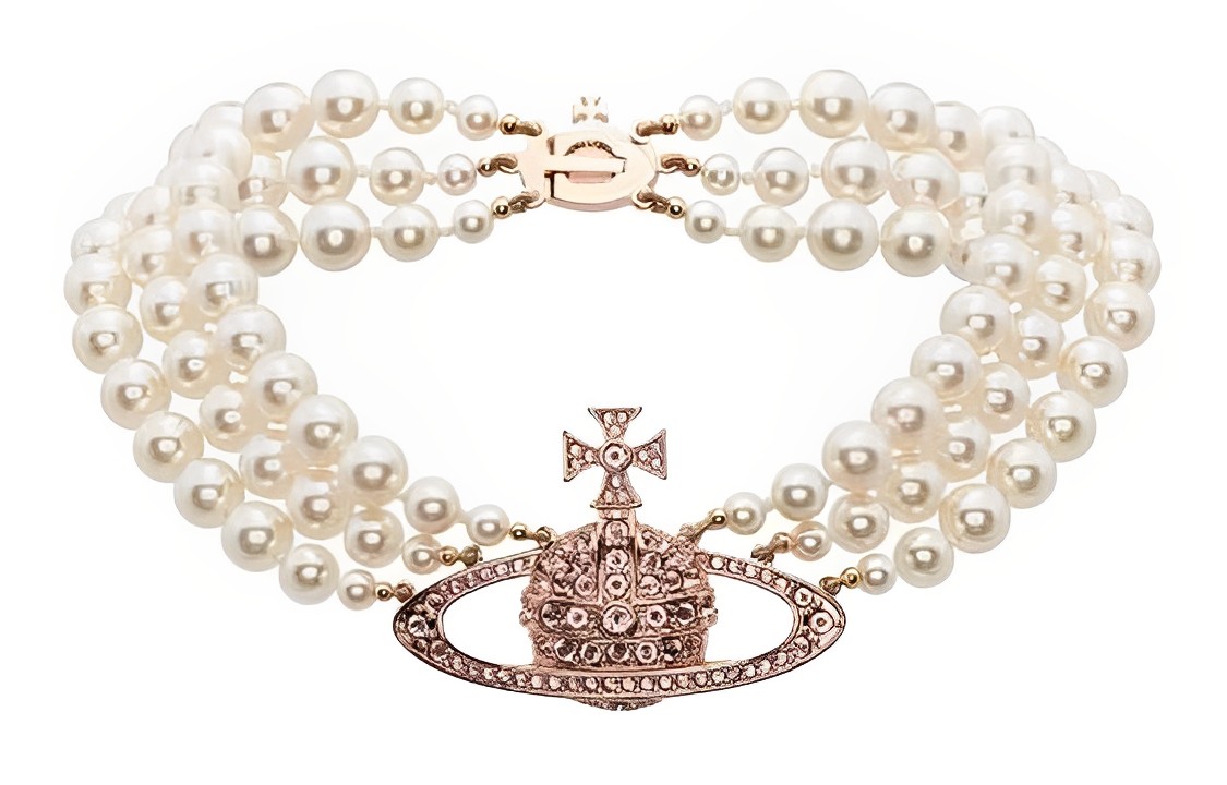 (Women) Vivienne Westwood  Fashion Pearl Necklace - Elegant and Versatile. 6303000702G128G128