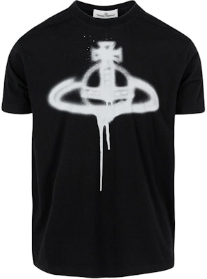 (W) ヴィヴィアン・ウエストウッド グラフィックプリント Tシャツ ブラック 半袖 3G010014J001MGON401 Buy (W) ヴィヴィアン・ウエストウッド グラフィックプリント Tシャツ ブラック 半袖 3G010014J001MGON401