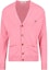 Buy (Women) Vivienne Westwood Pink V-Neck Button-Up Long Sleeve Knitted Cardigan 2701000P-Y0006-G401