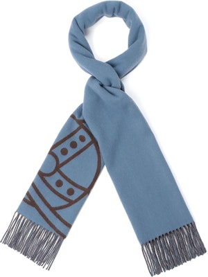 (W) Vivienne Westwood Selendang Boleh Balik Bulu Coklat Biru 50542606505J Shop (W) Vivienne Westwood Selendang Boleh Balik Bulu Coklat Biru 50542606505J