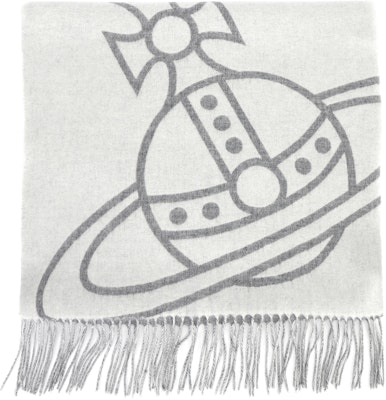 (W) Vivienne Westwood Skarf Wool Boleh Balik Kelabu Putih. 505426065050 Buy (W) Vivienne Westwood Skarf Wool Boleh Balik Kelabu Putih. 505426065050