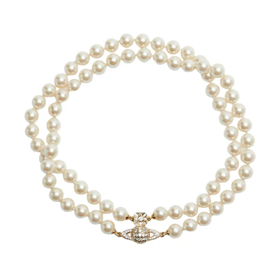 (Women) Vivienne Westwood Synthetic Pearl Necklace - Unique Design. 6303002102R143R143