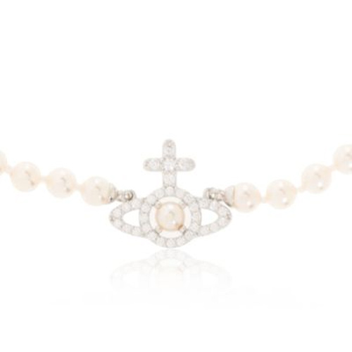 (Women) Vivienne Westwood Adjustable Design White Brass Necklace Ladies. 6301011P02P373SMP373 圖 4