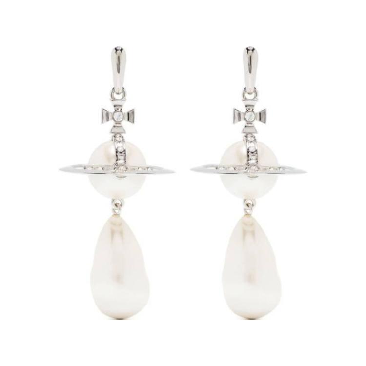 (Women) Vivienne Westwood Aleska Pearl Earrings  White 6203008002P103 圖 2