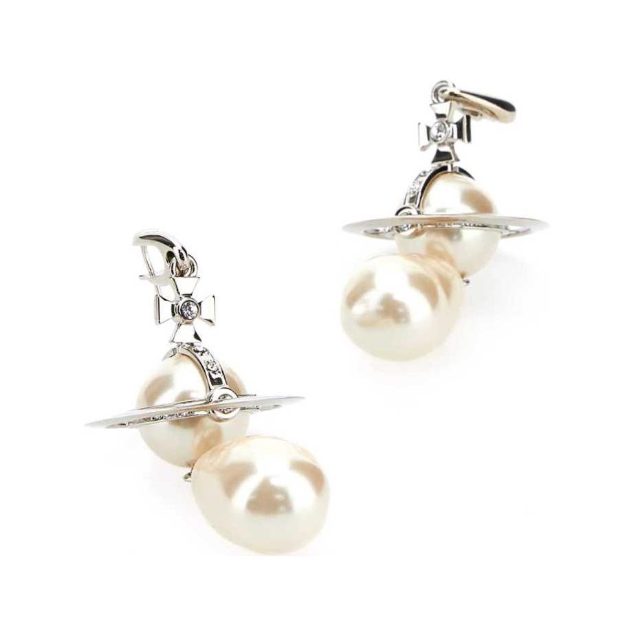(Women) Vivienne Westwood Aleska Pearl Earrings  White 6203008002P103 圖 3
