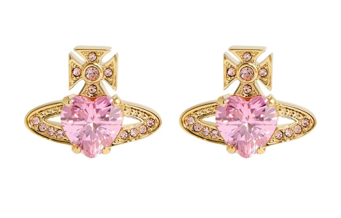 (Women) Vivienne Westwood ARIELLA Rhinestone Earrings for Women 505136862 圖 2