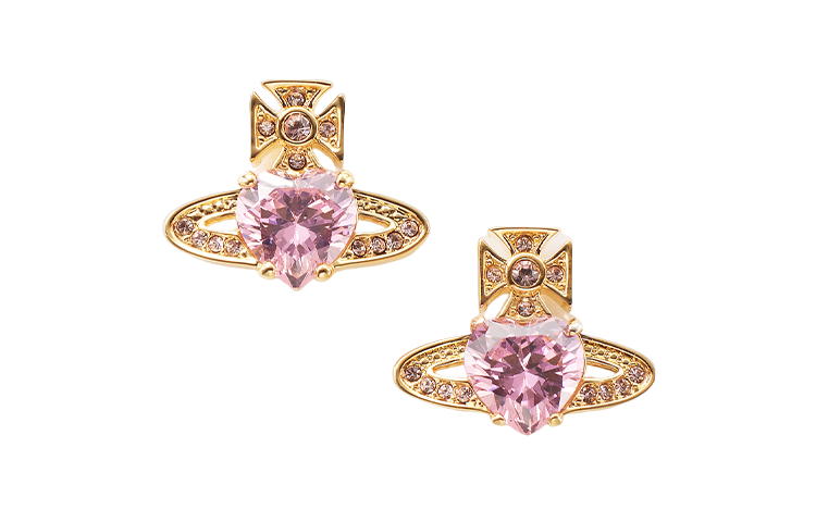 (Women) Vivienne Westwood ARIELLA Rhinestone Earrings for Women 505136862 圖 3