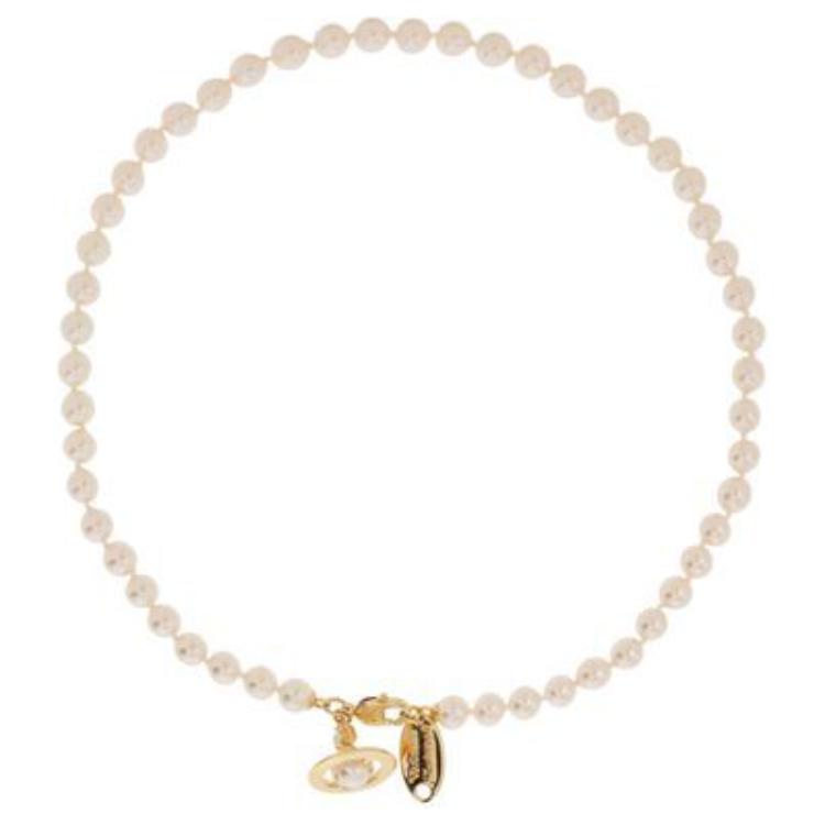 (Women) Vivienne Westwood Beaded Design Brass Necklace  Gold. 6301008502R769R769 圖 3