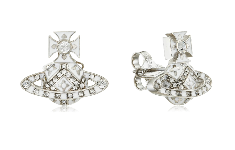 (Women) Vivienne Westwood Beryl Bas Relief Earrings Women’s Silver 6201029602P146 圖 2