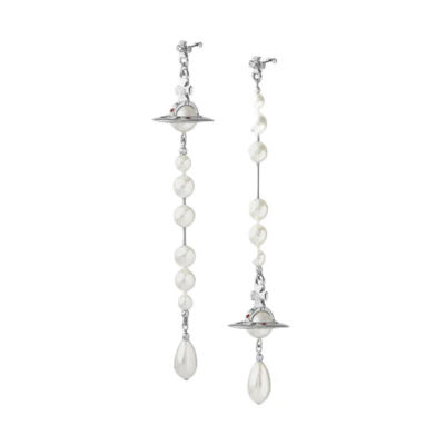 (Women) Vivienne Westwood Broken Pearl Earrings Pearl Jewelry. 6203000202P128P128