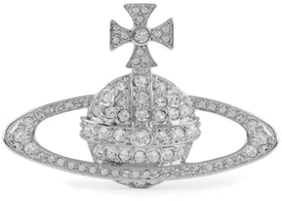 (W) 薇薇安·魏斯伍德女性銀色天體設計胸針施華洛世奇水晶 8050889135081 Buy (W) 薇薇安·魏斯伍德女性銀色天體設計胸針施華洛世奇水晶 8050889135081