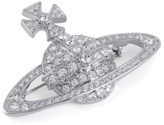 (W) 薇薇安·魏斯伍德女性銀色天體設計胸針施華洛世奇水晶 8050889135081 Lookbook (W) 薇薇安·魏斯伍德女性銀色天體設計胸針施華洛世奇水晶 8050889135081