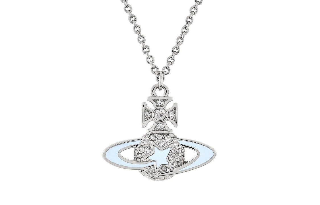 (Women) Vivienne Westwood Darlene Pendant Blue Star Enamel Brass Necklace for Women. 630203C8-02P410-CN 圖 2