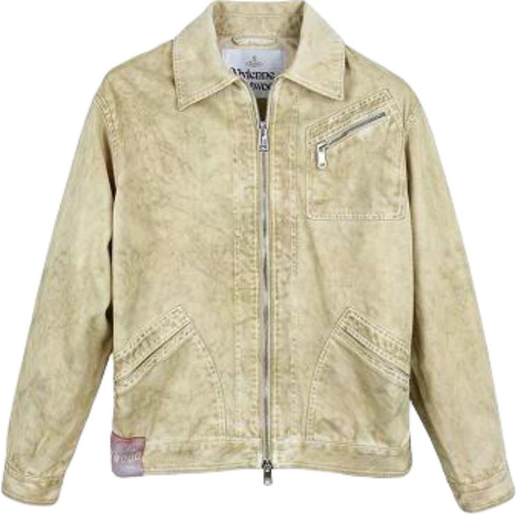 Vivienne Westwood Double-Zip Baseball Jacket with Pointed Collar 2801000J