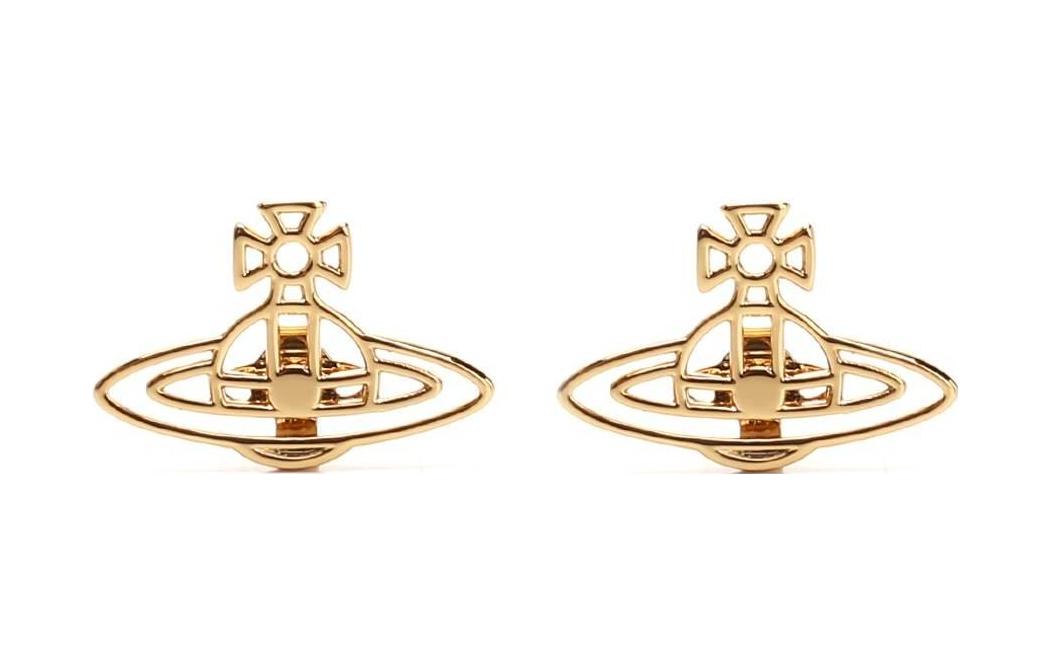 (Women) Vivienne Westwood Elegant Orb Design Brass Earrings for Women. 62010208R001CNR001