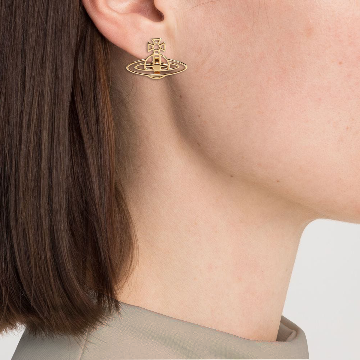 (Women) Vivienne Westwood Elegant Orb Design Brass Earrings for Women. 62010208R001CNR001 圖 4