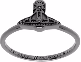 Lookbook (W) Anillo de Metal con Letras Grabadas Vivienne Westwood Plata 6404004901S001SM