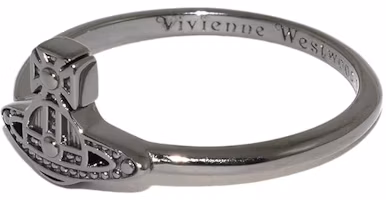 Purchase (W) Anillo de Metal con Letras Grabadas Vivienne Westwood Plata 6404004901S001SM