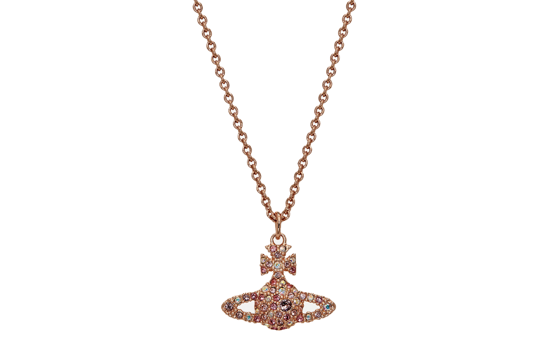 (Women) Vivienne Westwood Grace Full Rhinestone Pendant Brass Necklace for Women. 6302009202G253G253 圖 2