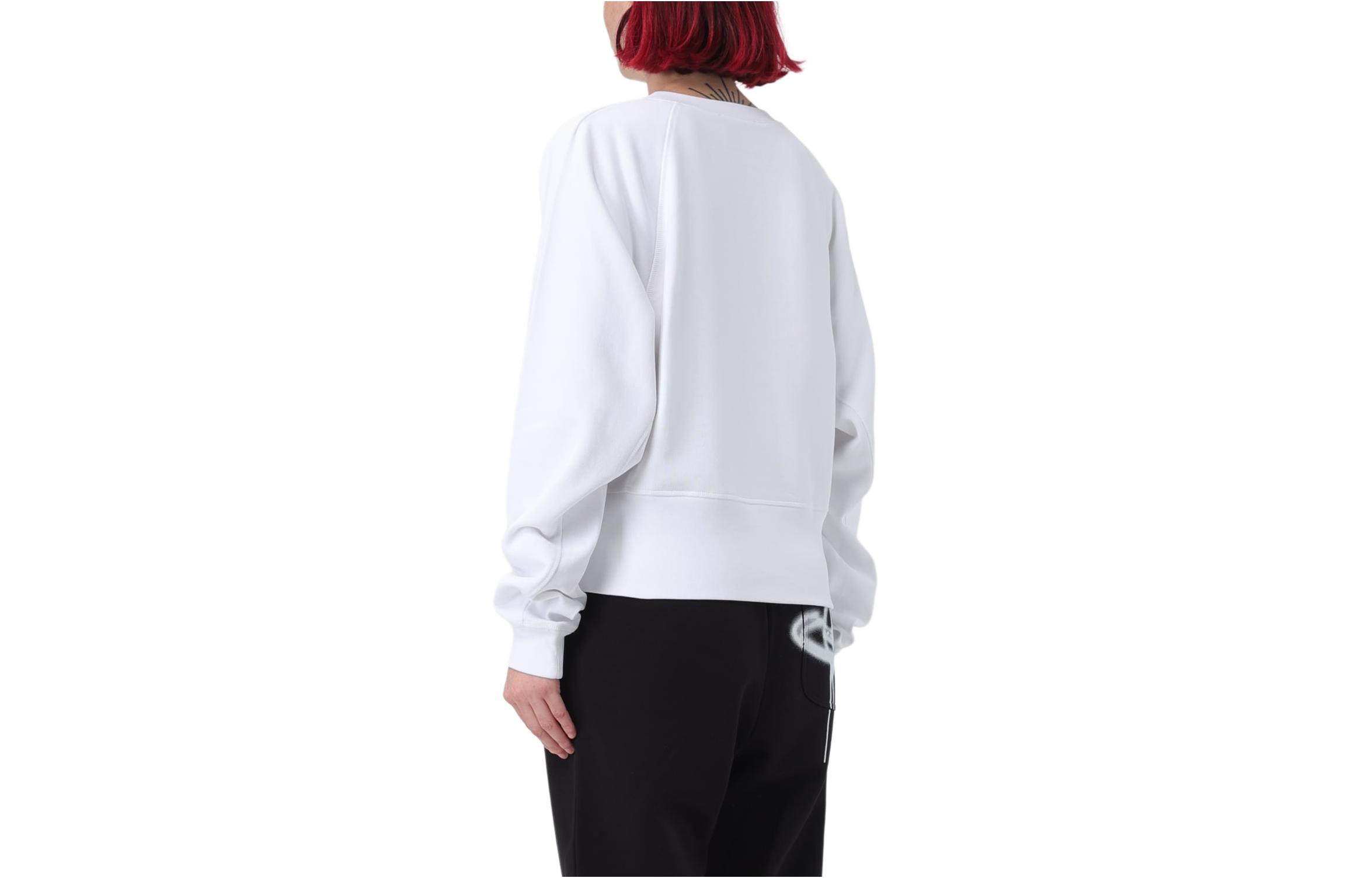 Lookbook (W) 薇薇安·韦斯特伍德图案印花白色圆领卫衣 1I010009J0032A301