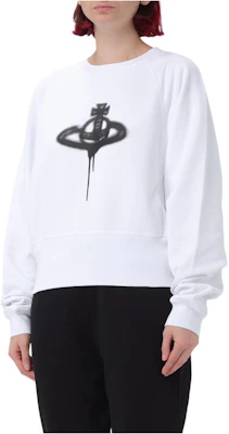 (W) 薇薇安·韦斯特伍德图案印花白色圆领卫衣 1I010009J0032A301 Shop (W) 薇薇安·韦斯特伍德图案印花白色圆领卫衣 1I010009J0032A301