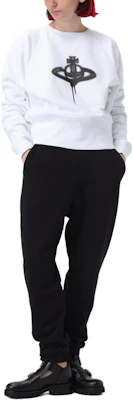 (W) 薇薇安·韦斯特伍德图案印花白色圆领卫衣 1I010009J0032A301 Purchase (W) 薇薇安·韦斯特伍德图案印花白色圆领卫衣 1I010009J0032A301