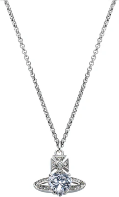 (W) Vivienne Westwood Kalung Perak Hati Kristal Wanita. ARIELLA Lookbook (W) Vivienne Westwood Kalung Perak Hati Kristal Wanita. ARIELLA