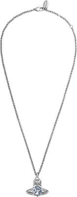 (W) Vivienne Westwood Kalung Perak Hati Kristal Wanita. ARIELLA Shop (W) Vivienne Westwood Kalung Perak Hati Kristal Wanita. ARIELLA